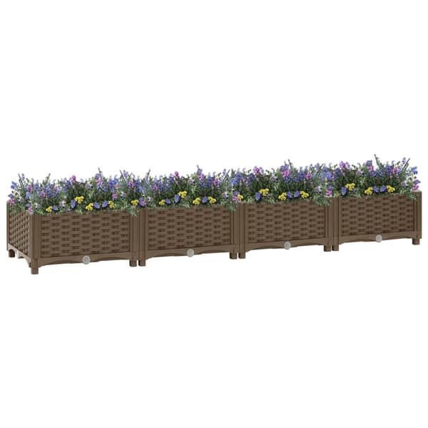 vidaXL højbed 160x40x23 cm polypropylen -  Plantekrukker