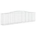 Pikkukuva 4 / 7: vidaXL Kaarevat kivikorit 4 kpl 400x50x100/120 cm galvanoitu rauta -  Kukkaruukut & istutuslaatikot