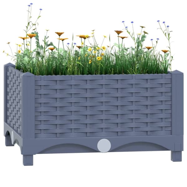 vidaXL højbed 40x40x23 cm polypropylen -  Plantekrukker