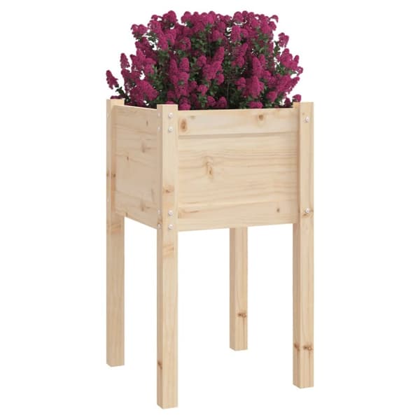 vidaXL plantekasser 2 stk. 40x40x70 cm massivt fyrretræ - Plantekrukker