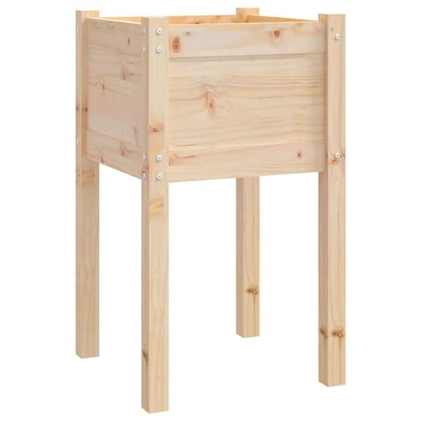 vidaXL plantekasser 2 stk. 40x40x70 cm massivt fyrretræ - Plantekrukker