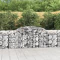 Pikkukuva 1 / 7: vidaXL Kaarevat kivikorit 8 kpl 300x50x80/100 cm galvanoitu rauta -  Kukkaruukut & istutuslaatikot