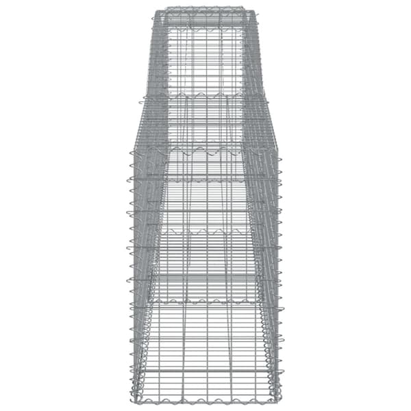 vidaXL Kaarevat kivikorit 5 kpl 400x50x80/100 cm galvanoitu rauta -  Kukkaruukut & istutuslaatikot