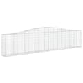 Miniatyrbillede 4 af 7: vidaXL buede gabionkurve 3 stk. 400x30x80/100 cm galvaniseret jern -  Plantekrukker