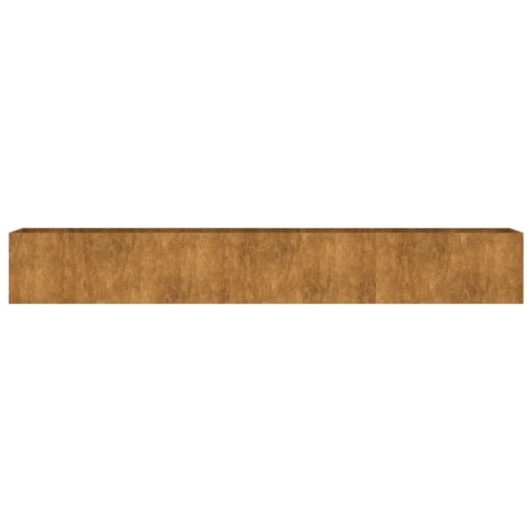 vidaXL Korotettu kukkalaatikko 280x40x40 cm Corten teräs -  Kukkaruukut & istutuslaatikot
