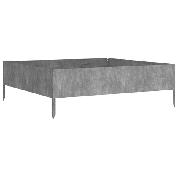 vidaXL Odlingslåda 100x100x33,5 cm rosttrögt stål -  Krukor & odlingslådor