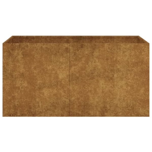 vidaXL plantekasse 80x40x40 cm cortenstål -  Plantekrukker