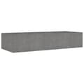 Pikkukuva 4 / 9: vidaXL Korotettu kukkalaatikko 200x80x40 cm Corten teräs -  Kukkaruukut & istutuslaatikot