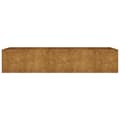 Pikkukuva 5 / 9: vidaXL Korotettu kukkalaatikko 200x80x40 cm Corten teräs -  Kukkaruukut & istutuslaatikot