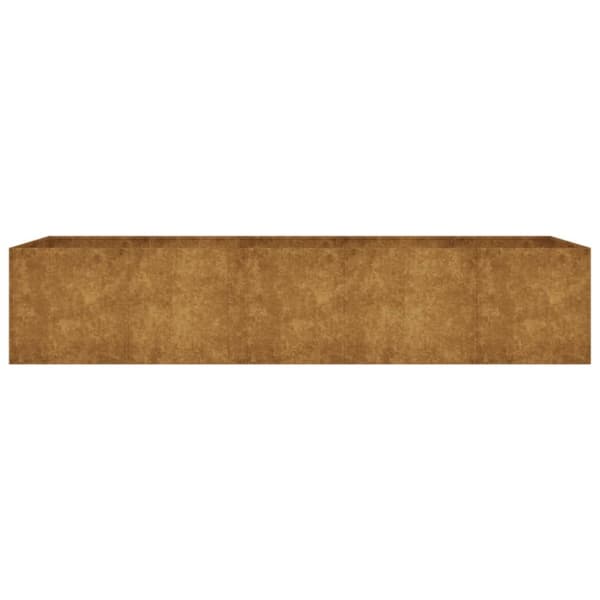 vidaXL Korotettu kukkalaatikko 200x80x40 cm Corten teräs -  Kukkaruukut & istutuslaatikot