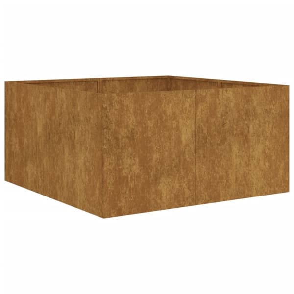 vidaXL plantekasse 80x80x40 cm cortenstål -  Plantekrukker