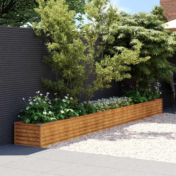 vidaXL højbed 482x50x36 cm cortenstål -  Plantekrukker