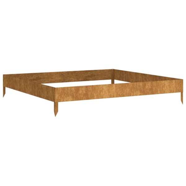 vidaXL højbed 100x100x18,5 cm cortenstål -  Plantekrukker