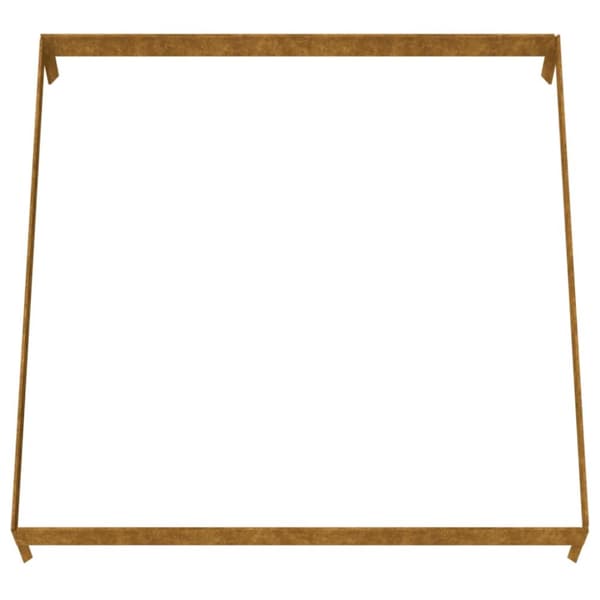 vidaXL højbed 100x100x18,5 cm cortenstål -  Plantekrukker