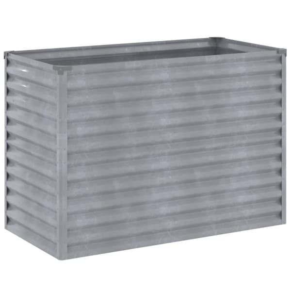 vidaXL Odlingslåda upphöjd 100x50x69 cm rosttrögt stål - Krukor & odlingslådor