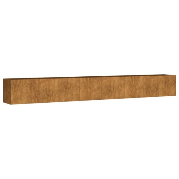 vidaXL Korotettu kukkalaatikko 360x40x40 cm Corten teräs -  Kukkaruukut & istutuslaatikot