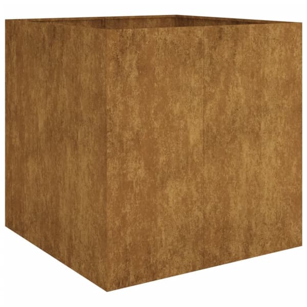 vidaXL Odlingslåda 80x80x80 cm rosttrögt stål - Krukor & odlingslådor