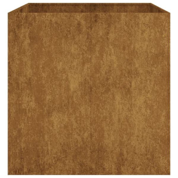 vidaXL Odlingslåda 80x80x80 cm rosttrögt stål - Krukor & odlingslådor
