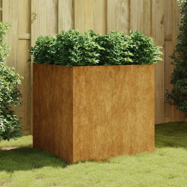 vidaXL Odlingslåda 80x80x80 cm rosttrögt stål -  Krukor & odlingslådor