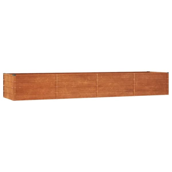 vidaXL højbed 320x80x45 cm cortenstål rustfarvet -  Plantekrukker