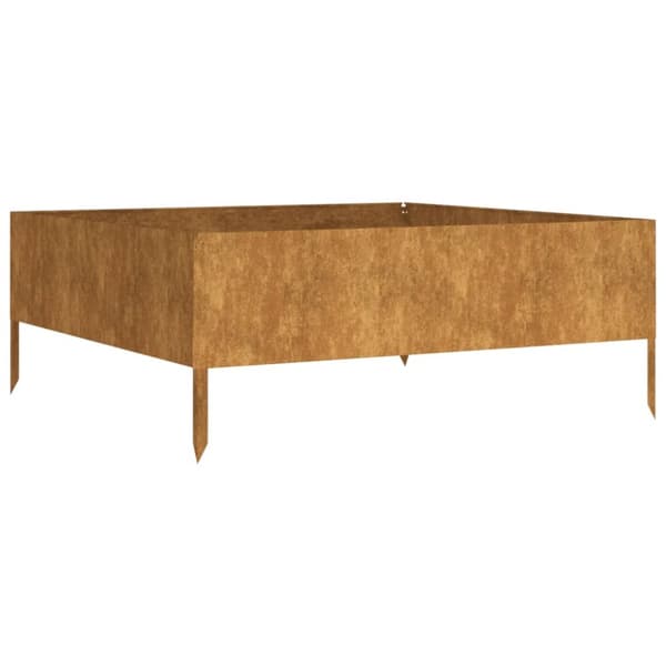 vidaXL højbed 100x100x41 cm cortenstål - Plantekrukker