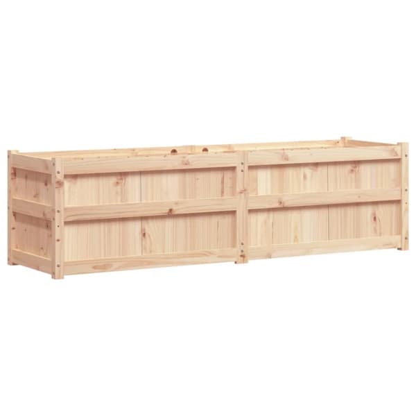 vidaXL Ulkokukkalaatikko 180x50x50 cm täysi mänty - Kukkaruukut & istutuslaatikot