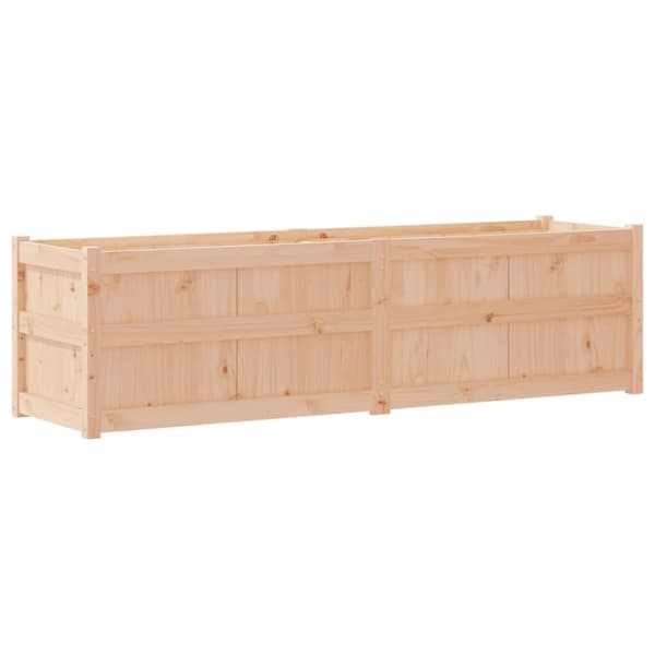 vidaXL Ulkokukkalaatikko 180x50x50 cm täysi mänty - Kukkaruukut & istutuslaatikot