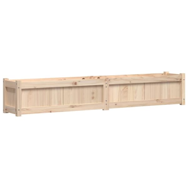 vidaXL Odlingslåda 180x31x31 cm massiv furu -  Krukor & odlingslådor