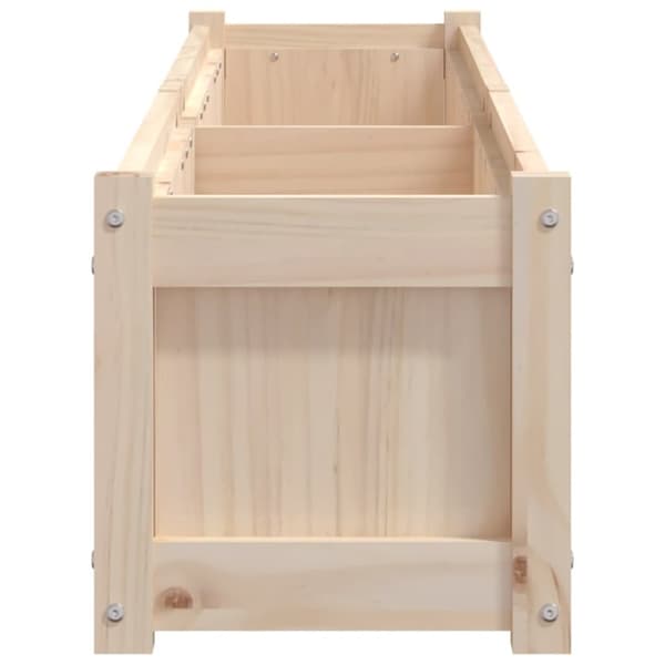 vidaXL Odlingslåda 180x31x31 cm massiv furu -  Krukor & odlingslådor