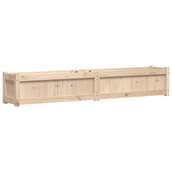 vidaXL Odlingslåda 180x31x31 cm massiv furu -  Krukor & odlingslådor