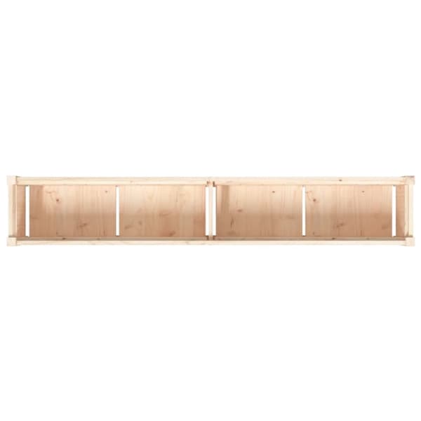 vidaXL Odlingslåda 180x31x31 cm massiv furu -  Krukor & odlingslådor