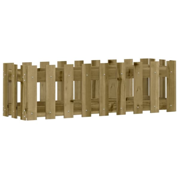 vidaXL Kukkalaatikko aitamuotoilu 100x30x30 cm kyllästetty mänty -  Kukkaruukut & istutuslaatikot