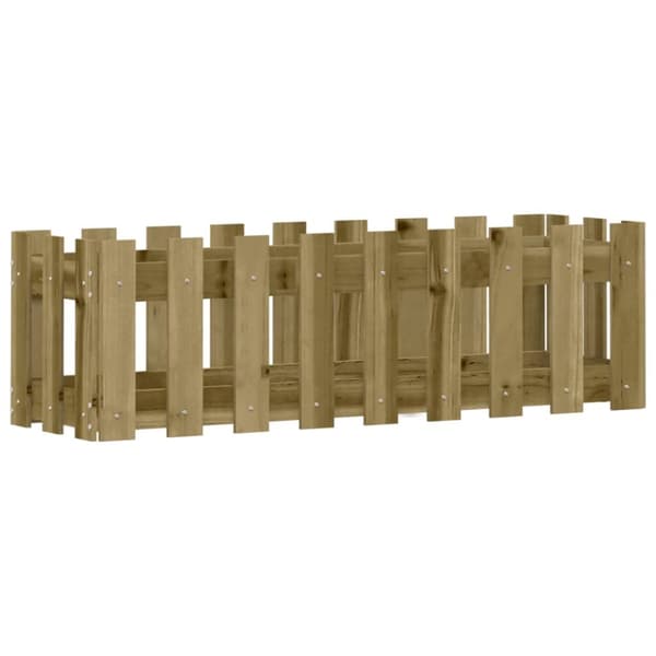 vidaXL Kukkalaatikko aitamuotoilu 100x30x30 cm kyllästetty mänty -  Kukkaruukut & istutuslaatikot