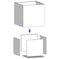 Pikkukuva 8 / 11: vidaXL Kukkalaatikko musta 49x47x46 cm kylmävalssattu teräs -  Kukkaruukut & istutuslaatikot