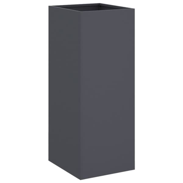 vidaXL plantekasse 32x29x75 cm koldvalset stål antracitgrå -  Plantekrukker