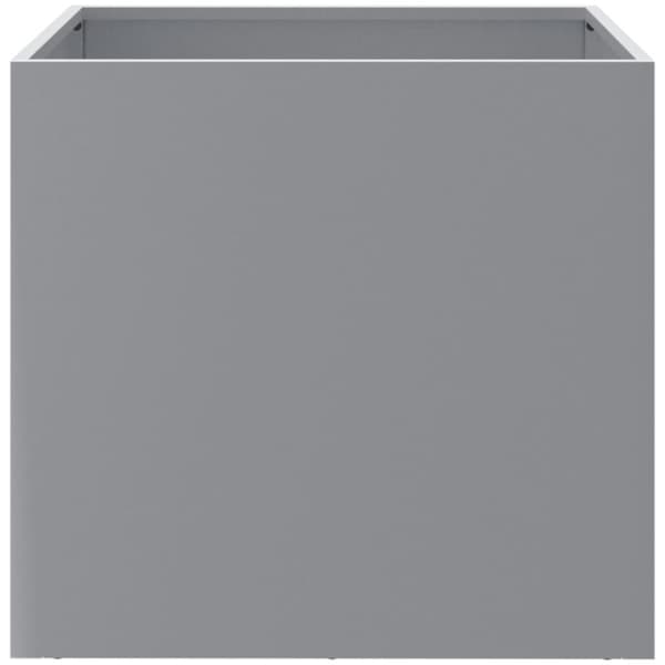 vidaXL Kukkalaatikot 2 kpl hopea 49x47x46 cm galvanoitu teräs -  Kukkaruukut & istutuslaatikot