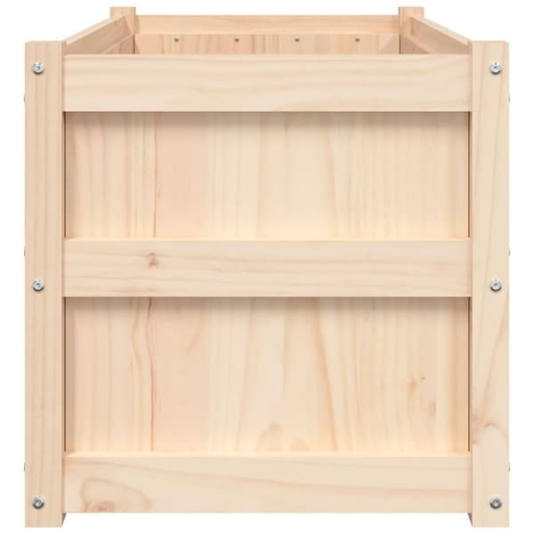 vidaXL plantekasse 90x50x50 cm massivt fyrretræ - Plantekrukker