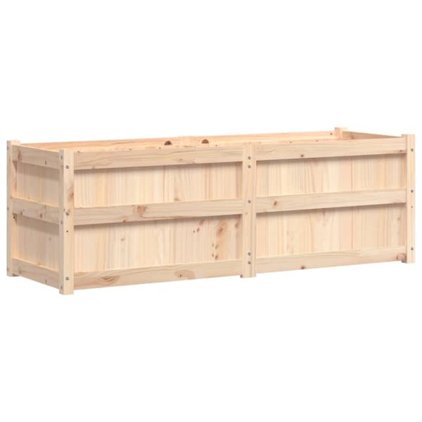vidaXL plantekasse 150x50x50 cm massivt fyrretræ - Plantekrukker