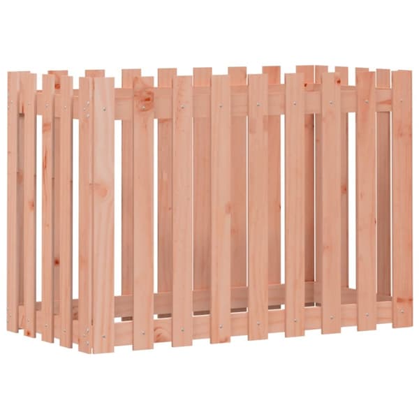 vidaXL højbed med stakitdesign 100x50x70 cm massivt douglasgran -  Plantekrukker