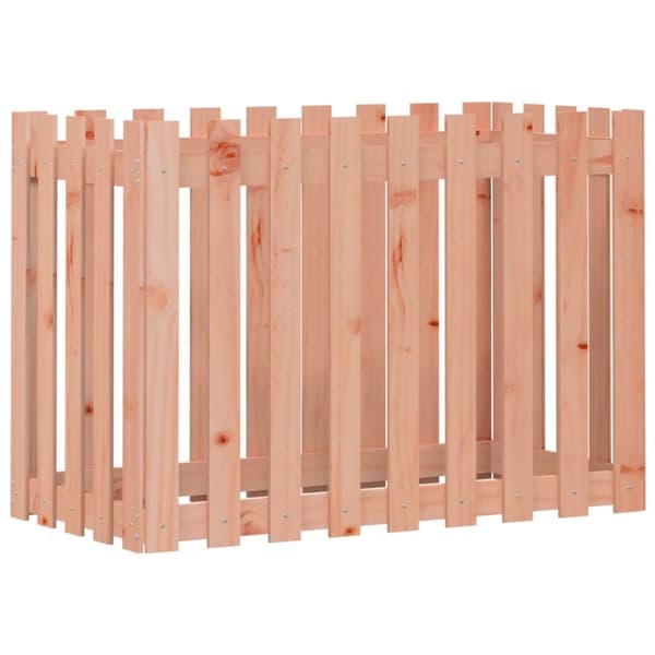 vidaXL højbed med stakitdesign 100x50x70 cm massivt douglasgran -  Plantekrukker