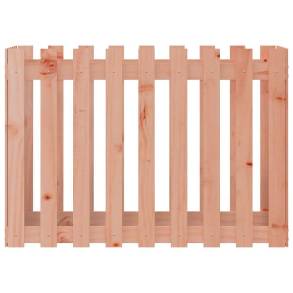 vidaXL højbed med stakitdesign 100x50x70 cm massivt douglasgran -  Plantekrukker
