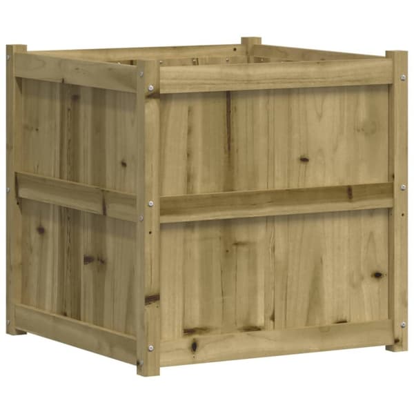vidaXL plantekasse 70x70x70 cm imprægneret fyrretræ - Plantekrukker