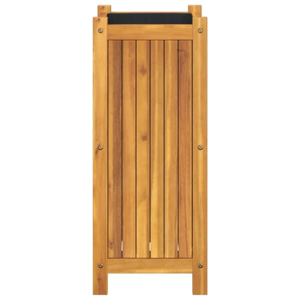 vidaXL plantekasse med for 31x31x75 cm massivt akacietræ - Plantekrukker