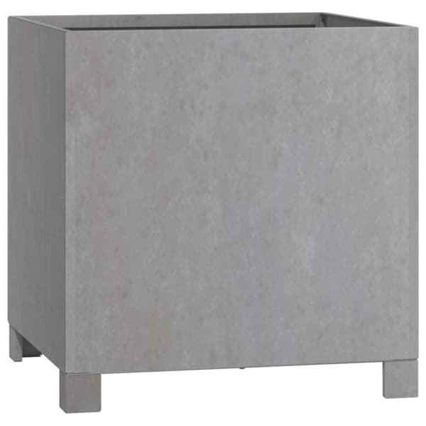 vidaXL plantekasse med ben 42x40x43 cm cortenstål rustfarvet -  Plantekrukker