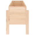 Pikkukuva 6 / 10: vidaXL Korotettu kukkalaatikko 101x30x38 cm täysi mänty -  Kukkaruukut & istutuslaatikot