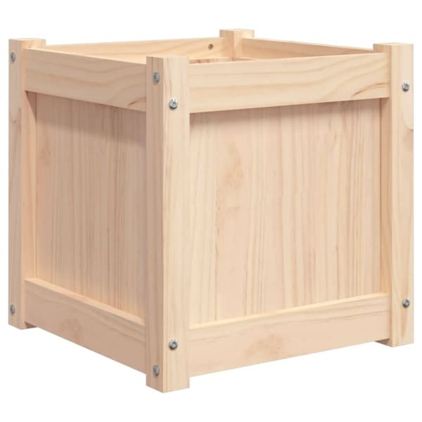vidaXL Odlingslåda 40x40x40 cm massiv furu -  Krukor & odlingslådor