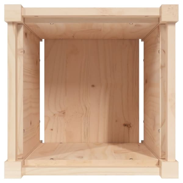 vidaXL Odlingslåda 40x40x40 cm massiv furu - Krukor & odlingslådor