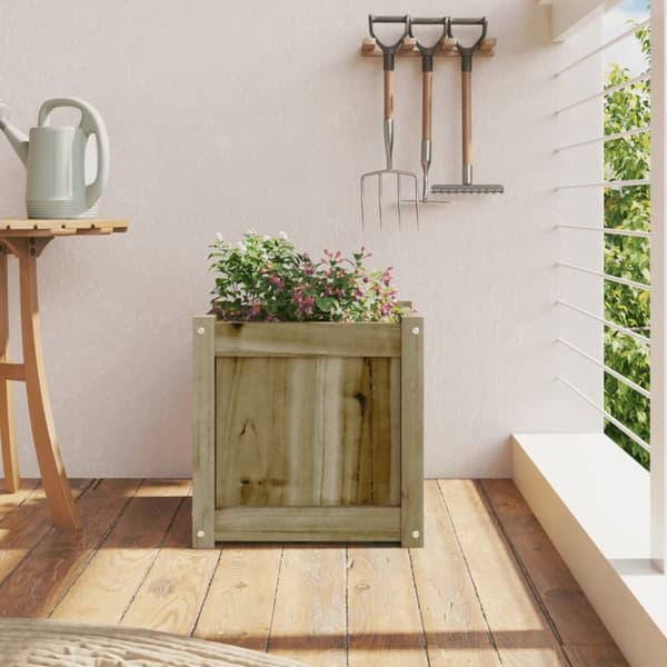 vidaXL plantekasse 40x40x40 cm imprægneret fyrretræ -  Plantekrukker