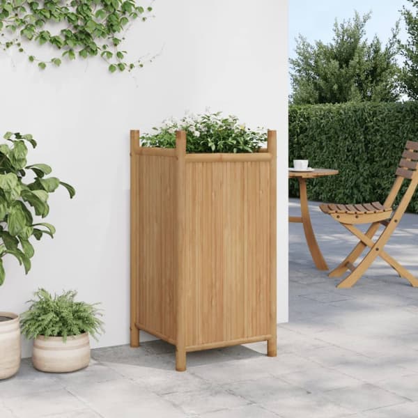 vidaXL Odlingslåda 40x40x80 cm bambu - Krukor & odlingslådor