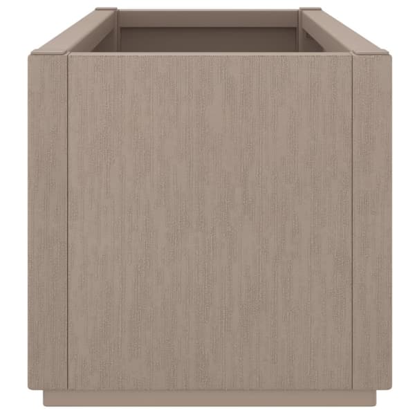 vidaXL plantekasse 80x36x35 cm PP brun -  Plantekrukker